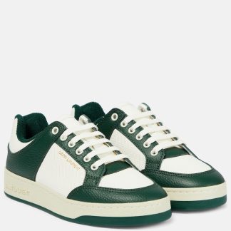 lusso all'ingrosso Saint Laurent Scarpe SL/61 in pelle e camoscio marrone