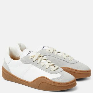 lusso di alta qualità Acne Studios Scarpe in pelle scamosciata di colore bianco