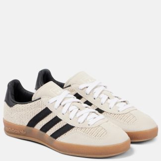 lusso di alta qualità Adidas Scarpe Gazelle Indoor in pelle scamosciata di colore beige