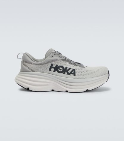 lusso di alta qualità Hoka One One Scarpe da corsa Bondi 8 in grigio