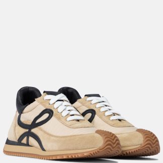 lusso economico Loewe Scarpe Flow Runner in pelle scamosciata beige