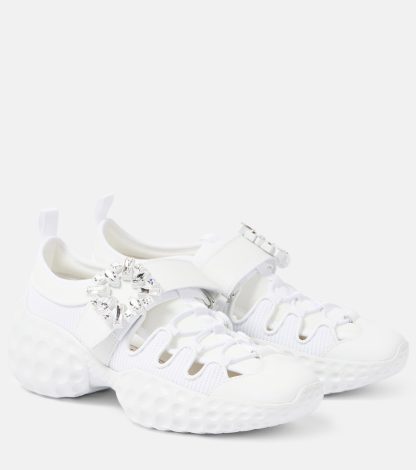 lusso economico Roger Vivier Scarpe Viv' Run Light Trekky di colore bianco