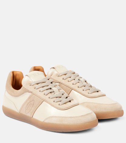 lusso economico Tods Scarpe Tabs in pelle scamosciata beige