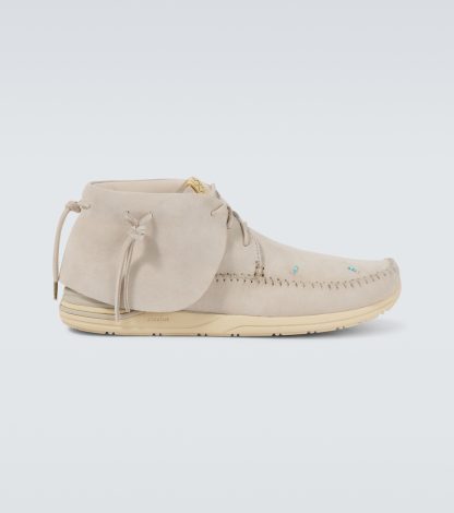 lusso economico Visvim FBT Scarpe Lhamo-Folk in pelle scamosciata beige