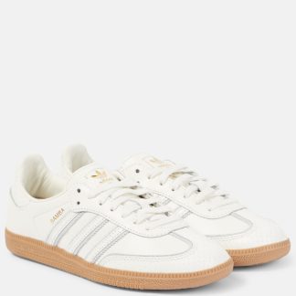 lusso falso Adidas Scarpe Samba OG in pelle bianca