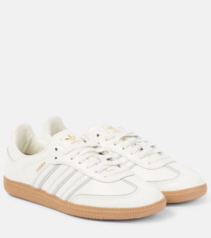 lusso falso Adidas Scarpe Samba OG in pelle bianca