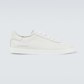 lusso falso Givenchy Scarpe Town in pelle bianca