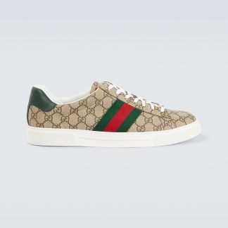 lusso falso Gucci Scarpe Ace GG Supreme multicolore