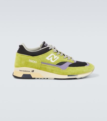 lusso falso New Balance Scarpe Made in UK 1500 in pelle verde