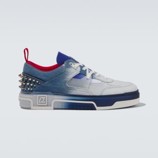 moda lusso Christian Louboutin Scarpe Astroloubi in denim blu