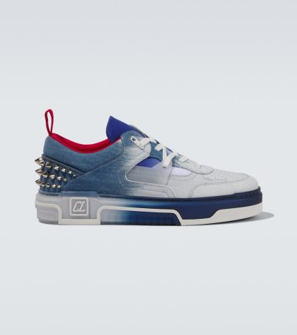 moda lusso Christian Louboutin Scarpe Astroloubi in denim blu