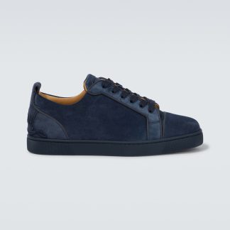 moda lusso Christian Louboutin Scarpe Fun Louis Junior in pelle scamosciata blu