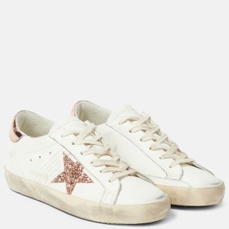 moda lusso Golden Goose Scarpe Super-Star in pelle multicolore