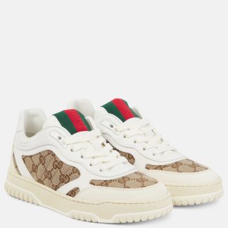 moda lusso Gucci Scarpe Gucci Re-Web in bianco