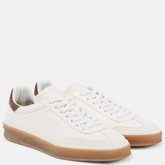 moda lusso Loro Piana Scarpe Tennis Walk in pelle scamosciata di colore bianco