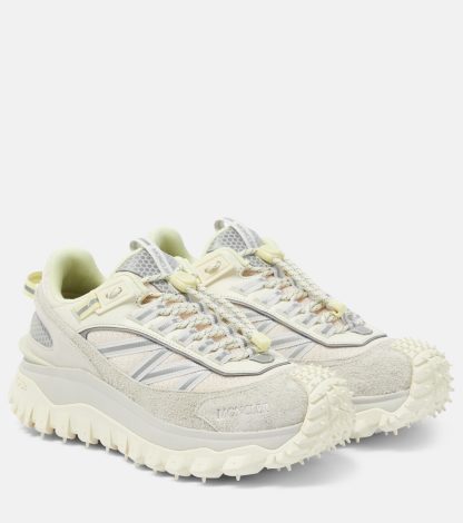 moda lusso Moncler Scarpe Trailgrip in pelle bianca