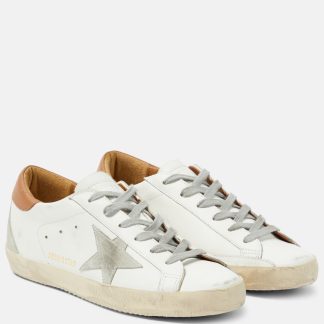 replica designer Golden Goose Scarpe Super-Star in pelle multicolore