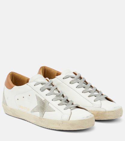 replica designer Golden Goose Scarpe Super-Star in pelle multicolore