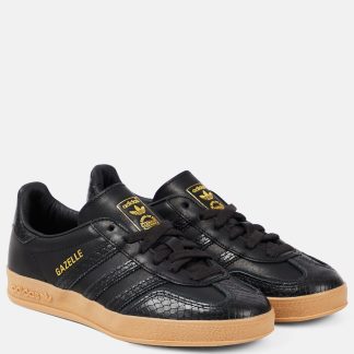 replica di lusso Adidas Scarpe da ginnastica Gazelle in pelle nera