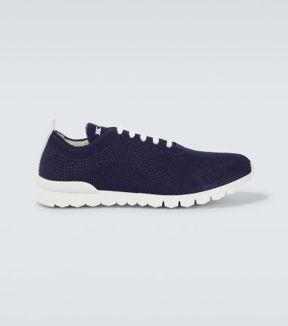 replica di lusso Kiton Scarpe FITS in cotone blu