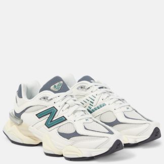 replica di lusso New Balance Scarpe 9060 con rivestimento in pelle di colore bianco