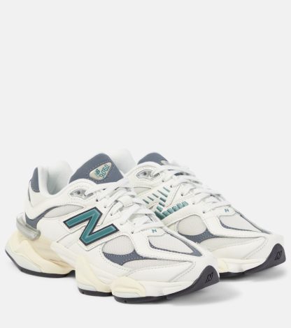 replica di lusso New Balance Scarpe 9060 con rivestimento in pelle di colore bianco