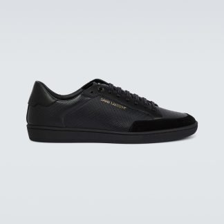 replica di lusso Saint Laurent Scarpe da ginnastica basse Court Classic in nero