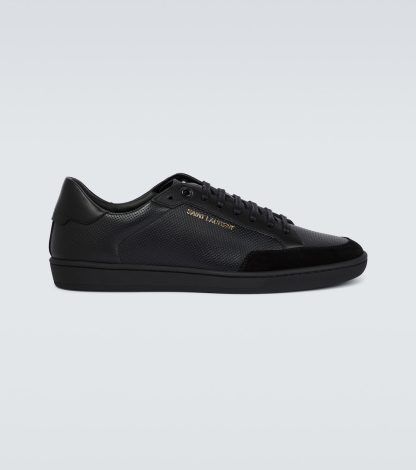 replica di lusso Saint Laurent Scarpe da ginnastica basse Court Classic in nero