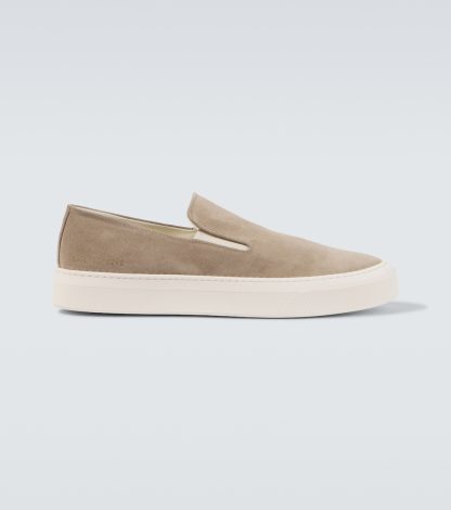 vendita calda di lusso Common Projects Scarpe slip-on in camoscio beige