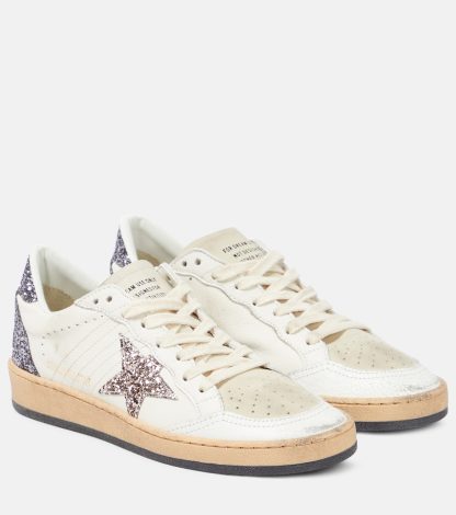 vendita calda di lusso Golden Goose Scarpe Ball Star in pelle bianca