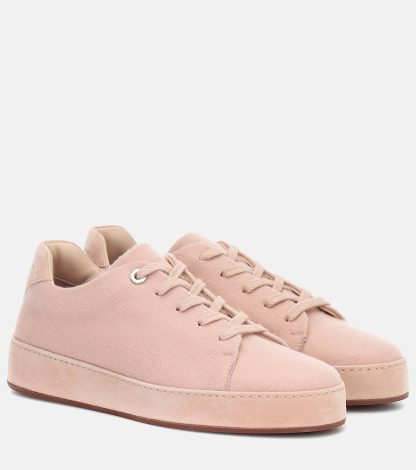 vendita calda di lusso Loro Piana Scarpe Nuages in camoscio rosa