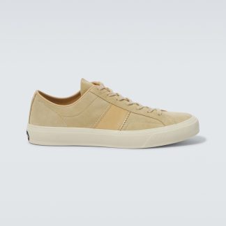 vendita calda di lusso Tom Ford Scarpe Cambridge in pelle scamosciata beige