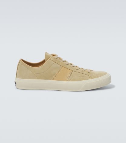 vendita calda di lusso Tom Ford Scarpe Cambridge in pelle scamosciata beige